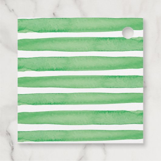 Moderne Aquarellfarben Doodle Weihnachtsfeier Geschenkanhänger (Rückseite)