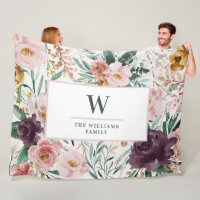 Moderne Aquarellfarben floral elegante Monogramm R