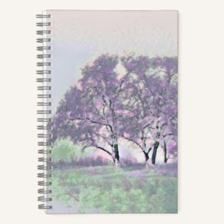 Moderne Aquarellfarben mit bunten, schneebedeckten Notizblock