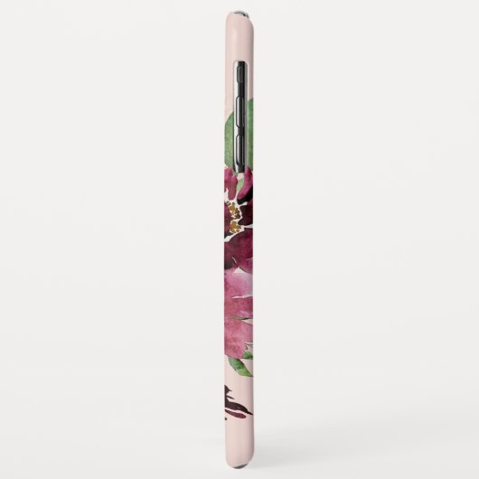 Moderne Aquarellfarben Mit Monogramm Case-Mate iPhone Hülle (Hinten/Links)