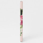 Moderne Aquarellfarben Mit Monogramm iPhone Hülle (Rechte Seite)