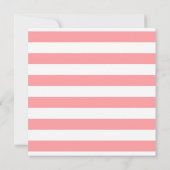 Moderne Aquarellfarben-Rose Einladung zur Hochzeit (Rückseite)