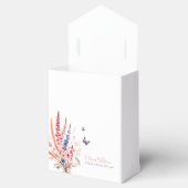 Moderne Aquarellfarben Rustikale Wildblumen Geschenkschachtel (Geöffnet)