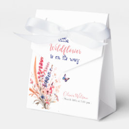 Moderne Aquarellfarben Rustikale Wildblumen Geschenkschachtel