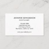 Moderne Aquarellfarben verlasse Goldrahmen berufli Visitenkarte (Rückseite)