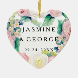 MODERNE Aquarellfarben - WeitwinkelStreifen mit Ro Keramik Ornament