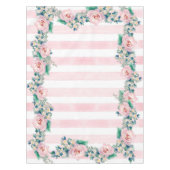 MODERNE Aquarellfarben - WeitwinkelStreifen mit Ro Tischdecke (Vorderseite)