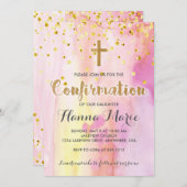 Moderne Aquarellfarbenbestätigung Einladung (Vorne/Hinten)