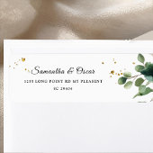 Moderne Aquarellflächen Rahmen & Gold Punkte