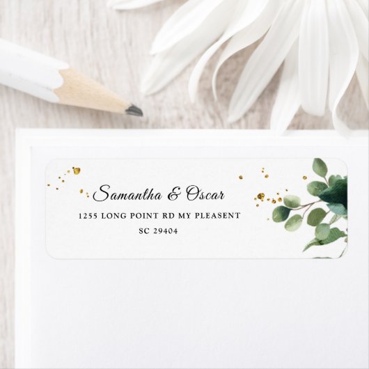 Moderne Aquarellflächen Rahmen & Gold Punkte (Insitu)