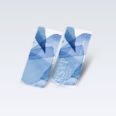 Moderne Aquarellformen Hochzeitswebkarte