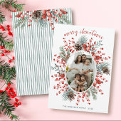 Moderne Aquarellgrün Krakauer Foto Weihnachten