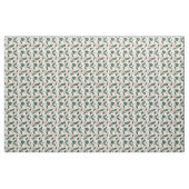 Moderne Aquarellholz-Blätter und Beeren Stoff (Yard (91,4 cm))