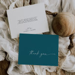 Moderne Aquarellkoordination | Aquamarine Dankesch Dankeskarte<br><div class="desc">Diese moderne Aquarell-Koordinate aquamarin Dankeschön-Karte ist perfekt für eine stilvolle zeitgenössische Hochzeit. Das schlichte blau-grün-weiße Design zeichnet sich durch eine einzigartige industrielle Schrift mit modernem bohischen Stil aus. Anpassbar in jeder Farbe. Behalt das Design minimal und elegant, wie es ist, oder personalisiere es durch Hinzufügen von eigenen Grafiken und Kunstwerken....</div>