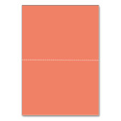 Moderne Aquarellkorallenriff Hochzeitsstiftung Pla Tischnummer (Rückseite)