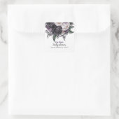 Moderne Aquarellkuchen Babydusche2 Quadratischer Aufkleber (Tasche)