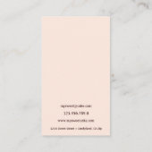 Moderne Aquarellkuchen Patisserie Kuchen Nachtisch Visitenkarte (Rückseite)