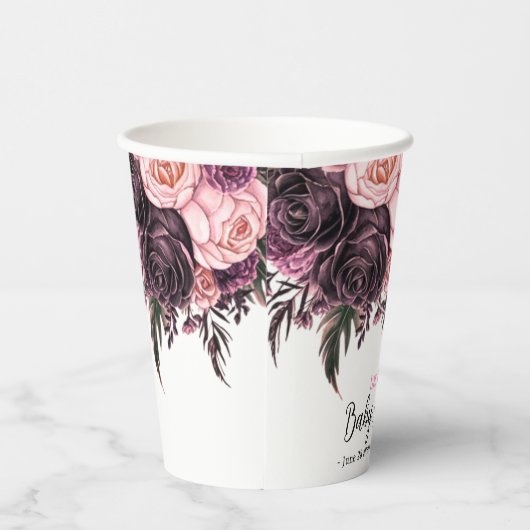 Moderne Aquarellkuchendusche Pappbecher (Rechts)