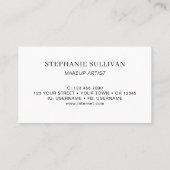 Moderne Aquarellkunst Visitenkarte (Rückseite)