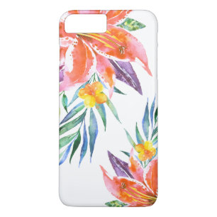 Moderne Aquarelllibänder Blumenzwiebeln Case-Mate iPhone Hülle