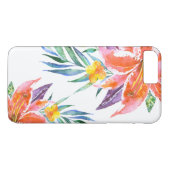 Moderne Aquarelllibänder Blumenzwiebeln Case-Mate iPhone Hülle (Rückseite (Horizontal))