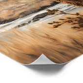 Moderne Aquarellmalerei Poster (Ecke)