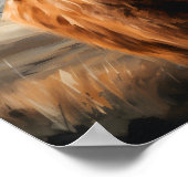 Moderne Aquarellmalerei Poster (Ecke)