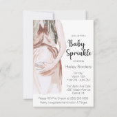 Moderne Aquarellmesse Mutter Sprinkle Einladung (Vorderseite)