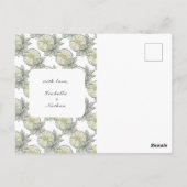 Moderne Aquarellmühle Limones Obst Danke Postkarte (Rückseite)