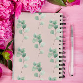 Moderne Aquarellmuster-Blätter Notizblock