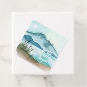 Moderne Aquarellnatur Das Abenteuer beginnt Geschenkanhänger (Beispiel)