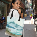 Moderne Aquarellnatur Das Abenteuer beginnt Tasche<br><div class="desc">Moderne Aquarellnatur Das Abenteuer beginnt</div>