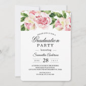 Moderne Aquarellpfeifen und grünes Leaf Einladung (Vorderseite)