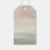 moderne Aquarellpflanze Holiday-Geschenk Tag Geschenkanhänger (Rückseite)