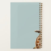 Moderne Aquarellschildkröte Personalisiert Notizblock (Rückseite)