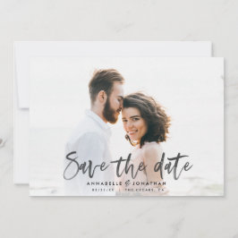 Moderne Aquarellschrift Schrift Hochzeit einfach Save The Date