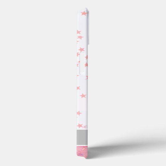 Moderne Aquarellsteine Rosa Case-Mate iPhone Hülle (Rückseite / Rechts)