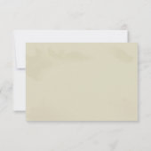 Moderne Aquarellstrümpfe Hochzeitsszenarien RSVP Karte (Rückseite)