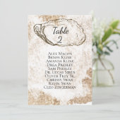 Moderne Aquarelltafel Oyster Beach Seekarte Einladung (Stehend Vorderseite)