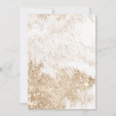 Moderne Aquarelltafel Oyster Beach Seekarte Einladung (Rückseite)