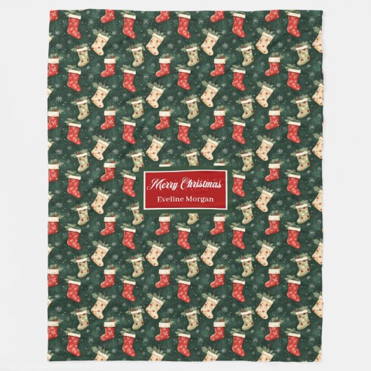 Moderne Aquarelltöne in festlichen Farben Geschenk Fleecedecke (Vorderseite)