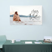 moderne Aquarelltypografie-Foto Banner (Messeveranstaltung)