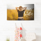 moderne Aquarelltypografie-Foto Banner (Insitu)
