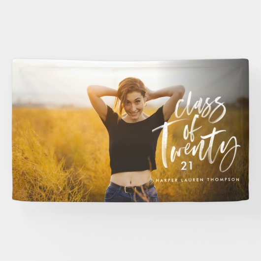 moderne Aquarelltypografie-Foto Banner (Horizontal)