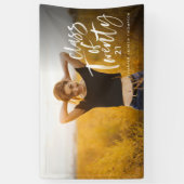 moderne Aquarelltypografie-Foto Banner (Vertikal)
