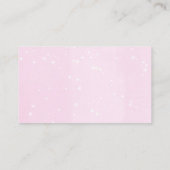 Moderne Aquarellweihe Begleitkarte (Rückseite)