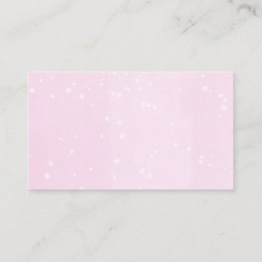 Moderne Aquarellweihe Begleitkarte (Rückseite)