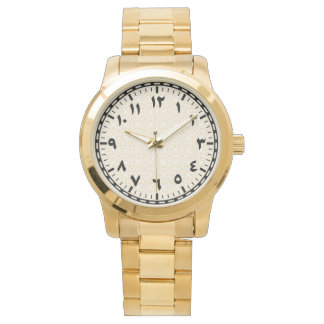Moderne arabische Ästhetik arabische Zeitschrift Armbanduhr