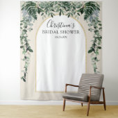 Moderne Arch Aquarell botanischer Hintergrund Wandteppich (Beispiel)