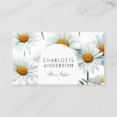 Moderne Arch Daisy Visitenkarte (Vorderseite)
